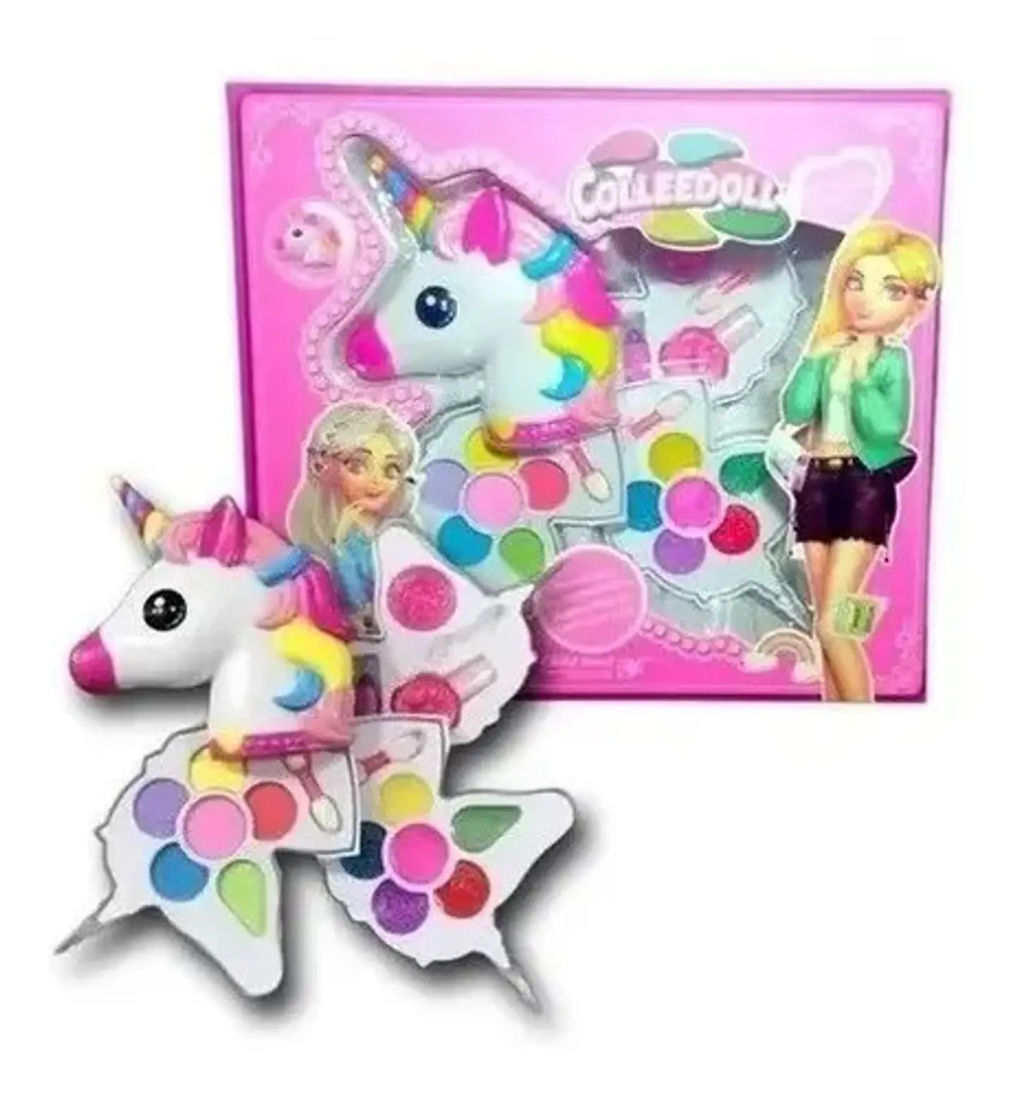 Set Belleza Estuche Maquillaje Princesa Muñeca Neceser Niñas 9
