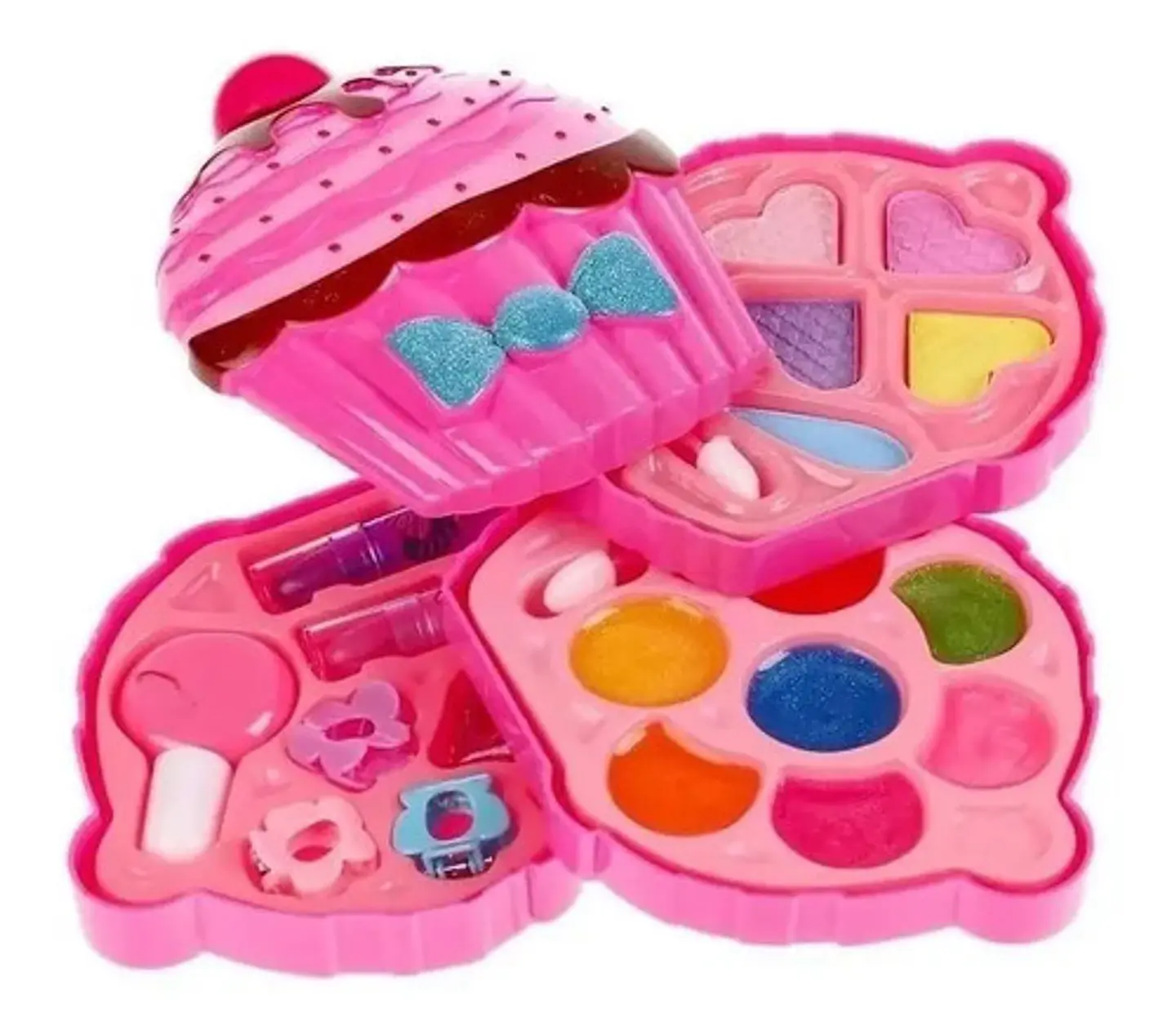 Set Belleza Estuche Maquillaje Princesa Muñeca Neceser Niñas 10