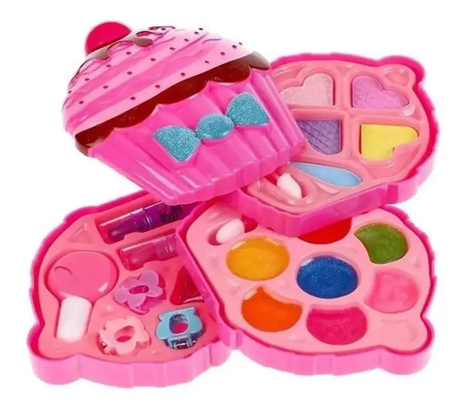 Set Belleza Estuche Maquillaje Princesa Muñeca Neceser Niñas 10