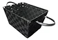Canasta Multiusos Rectangular De Tela Negra Con Manijas Negro - Miniatura 1