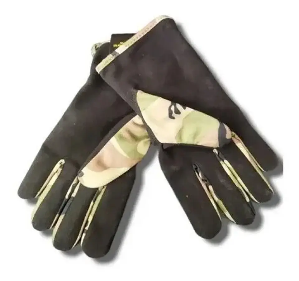 Guantes De Trabajo Estilo Militar Protección Camuflado 3871 Verde Oscuro 10 Verde Musgo 3