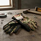 Guantes De Trabajo Estilo Militar Protección Camuflado 3871 Verde Oscuro 10 Verde Musgo - Miniatura 4