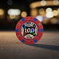 Poker Lujo Maletín Casino 200 Fichas Numerada Holografica  - Miniatura 6