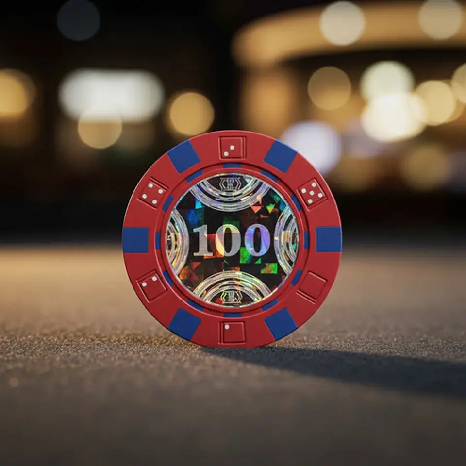 Poker Lujo Maletín Casino 200 Fichas Numerada Holografica  6