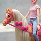 Muñeca Princesa Con Caballo Que Camina Sonidos Equestrian - Miniatura 3
