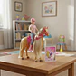 Muñeca Princesa Con Caballo Que Camina Sonidos Equestrian - Miniatura 6