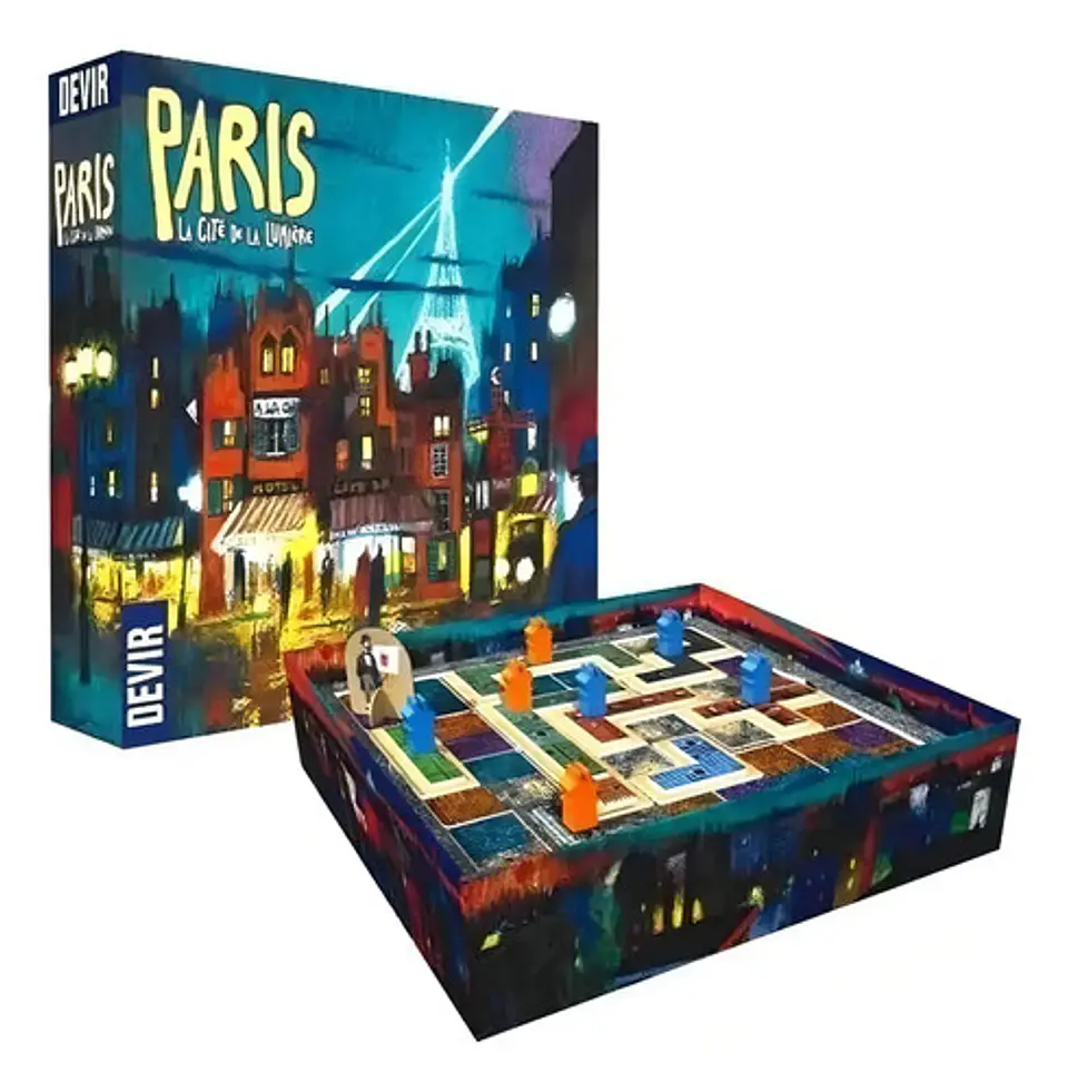 Paris La Cite De La Lumiere Juego De Mesa Devir Ciudad Luces 4