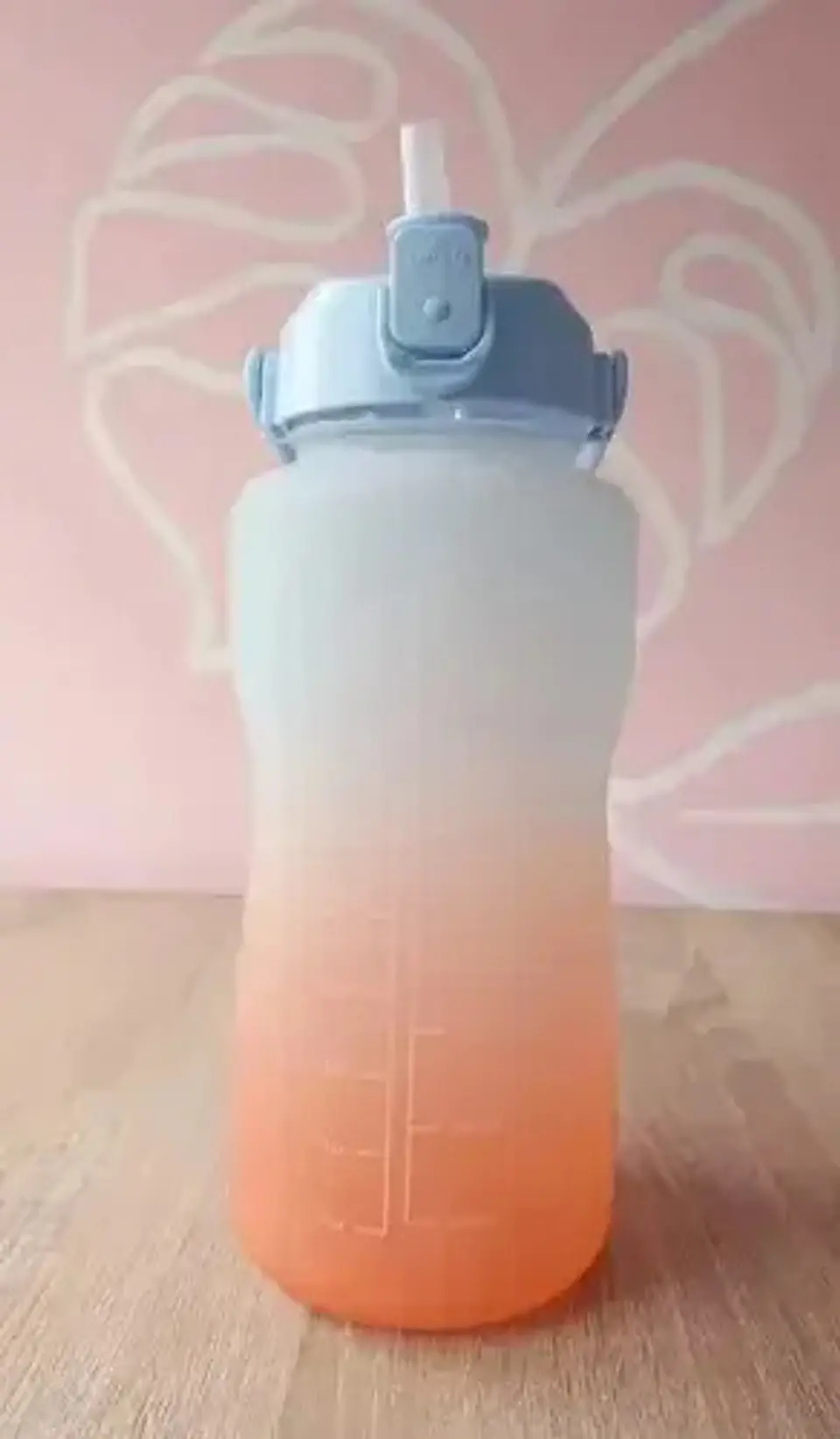 Termo Botella De Agua Motivacional Con Pitillo 2 Litros 10
