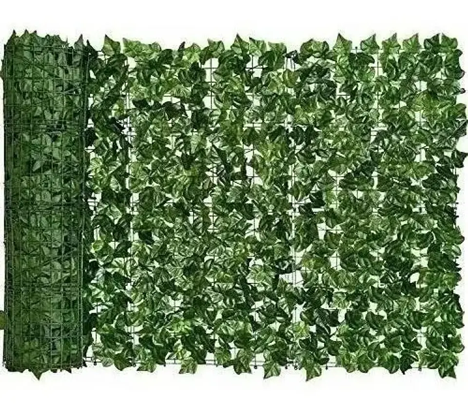 Enredadera Hojas Artificial Decorativa Enrollable 3x1 Mts 2