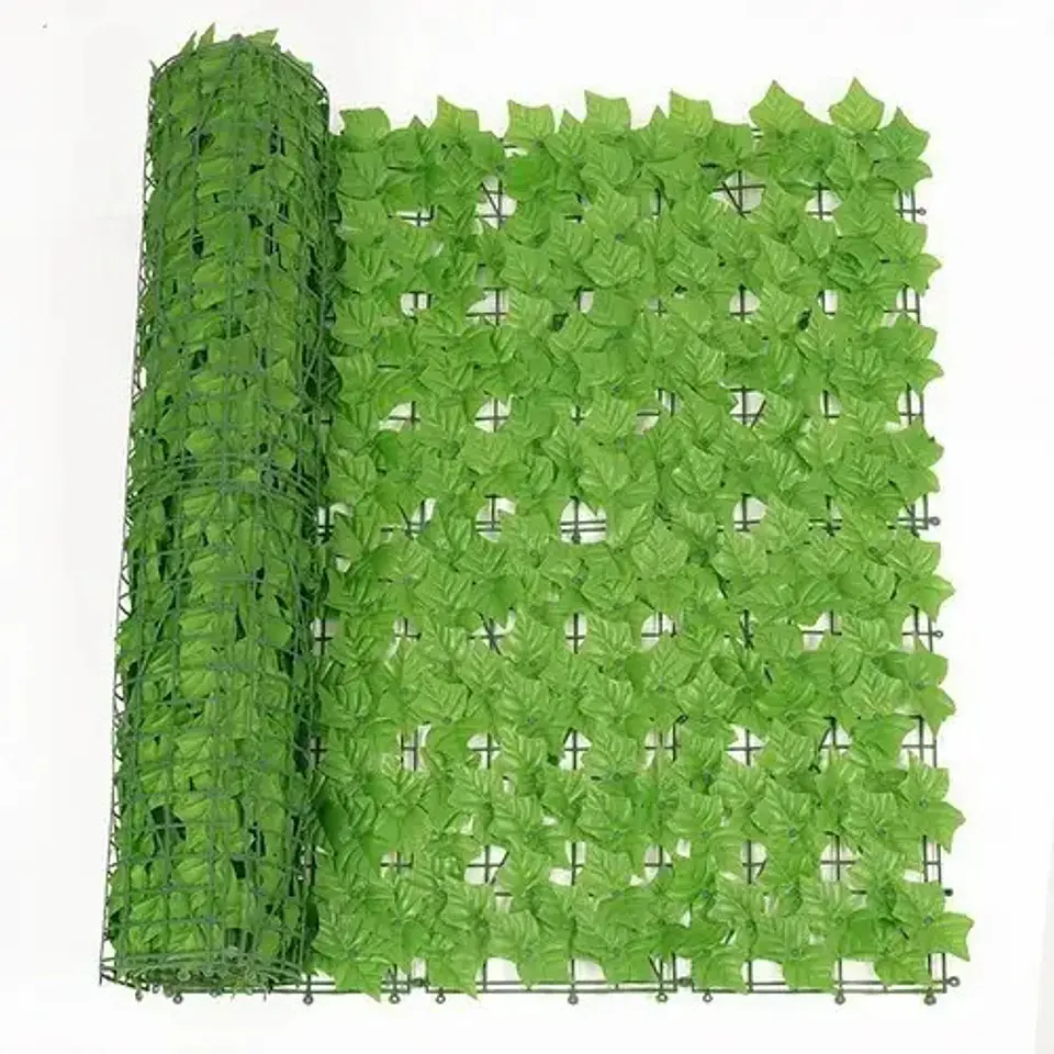 Enredadera Hojas Artificial Decorativa Enrollable 3x1 Mts 6