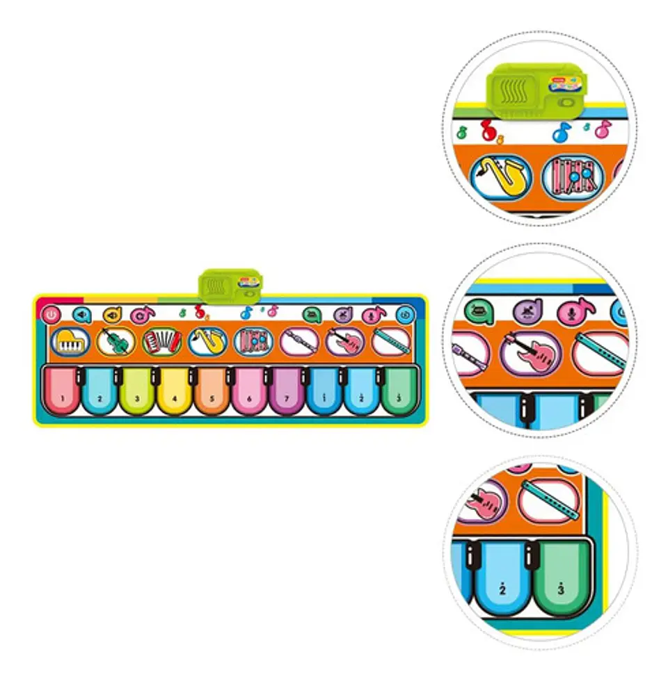 Tapete Musical Bebe Sonidos Piano Gateo 757-01b 2