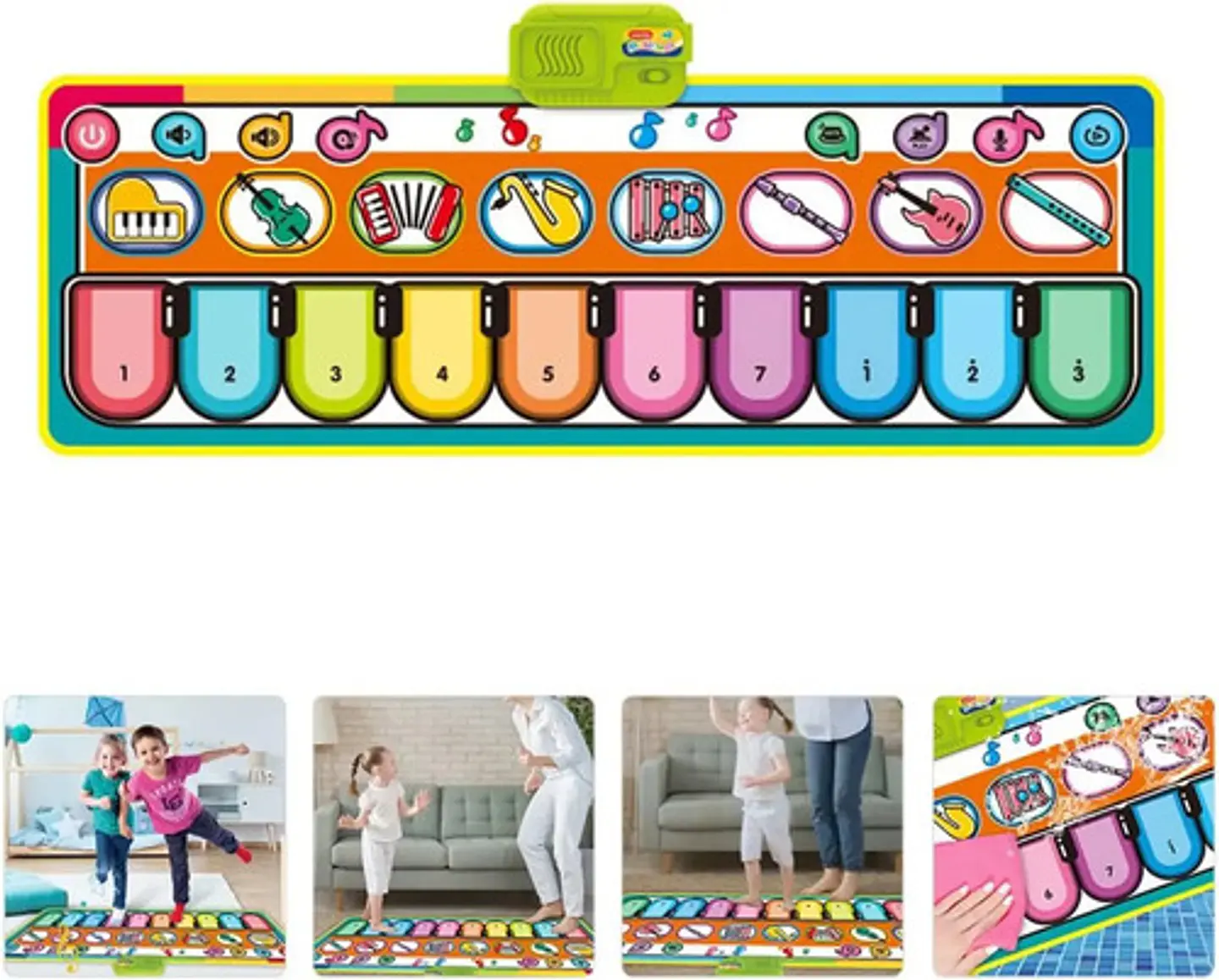 Tapete Musical Bebe Sonidos Piano Gateo 757-01b 7