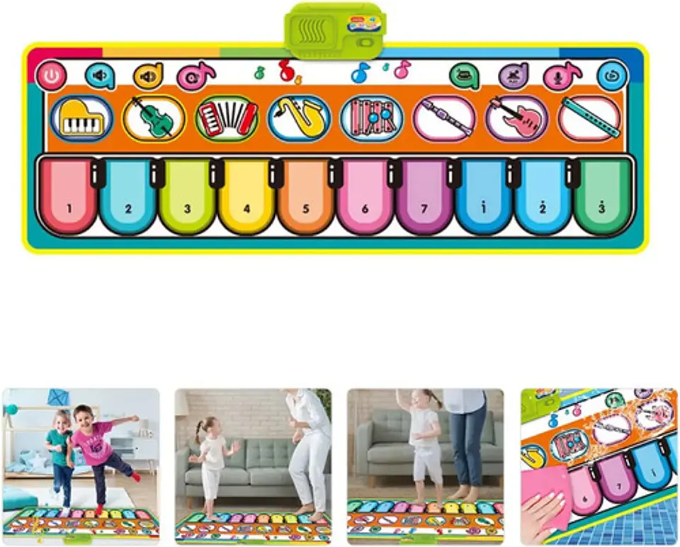 Tapete Musical Bebe Sonidos Piano Gateo 757-01b 7