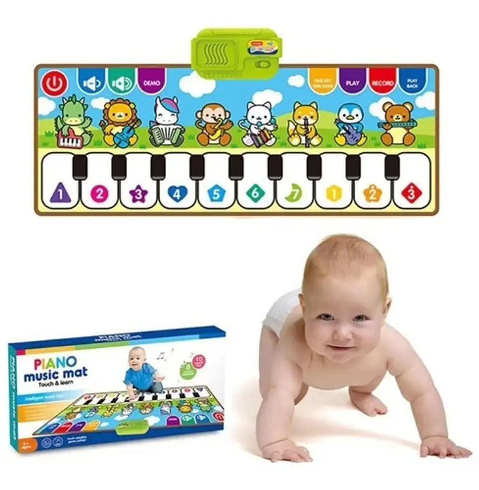 Tapete Musical Bebe Sonidos Piano Gateo 757-01b 9