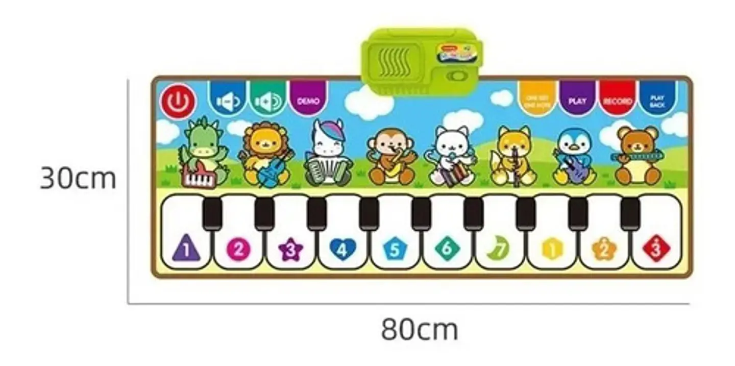 Tapete Musical Bebe Sonidos Piano Gateo 757-01b 11
