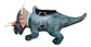 Montable Triceratops Dinosaurio Niño Juguete Grande - Miniatura 5