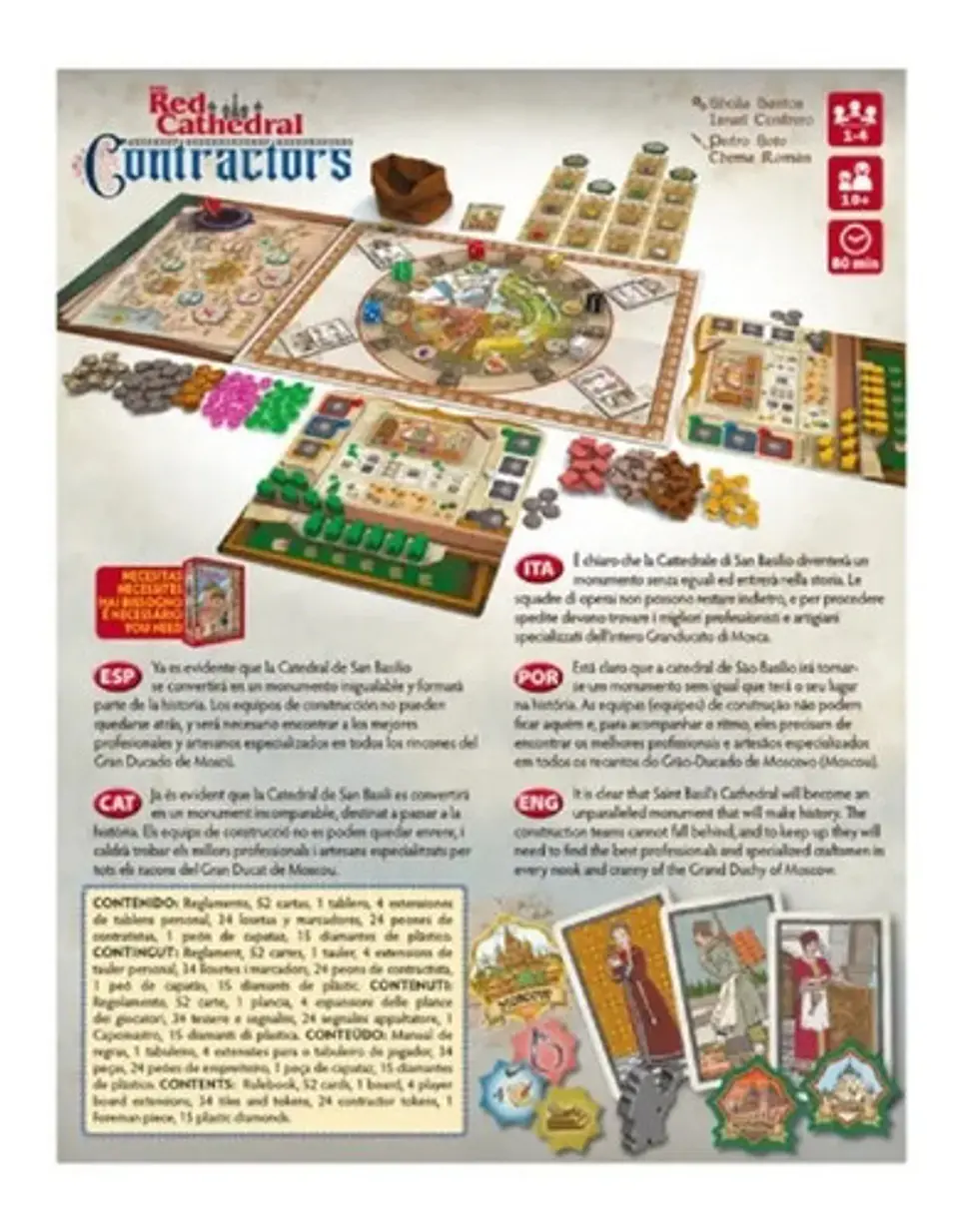 Juego De Mesa Red Cathedral Contractors Expansión 3