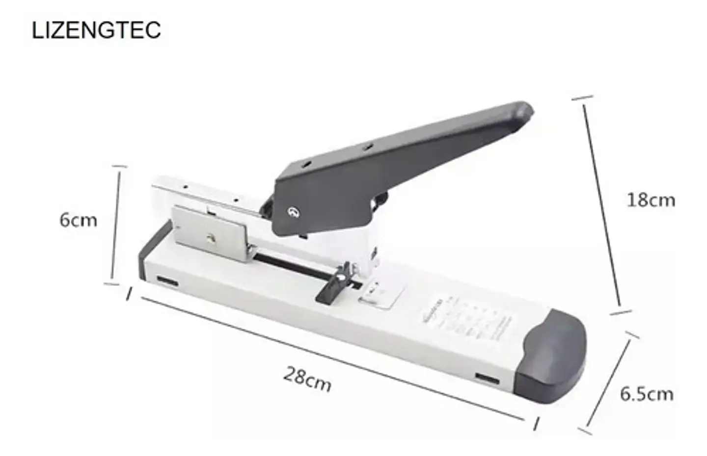 Engrapadora Industrial Penmax Oficina Pmc-939 Color Blanco Con Capacidad Para 100 Grapas 3