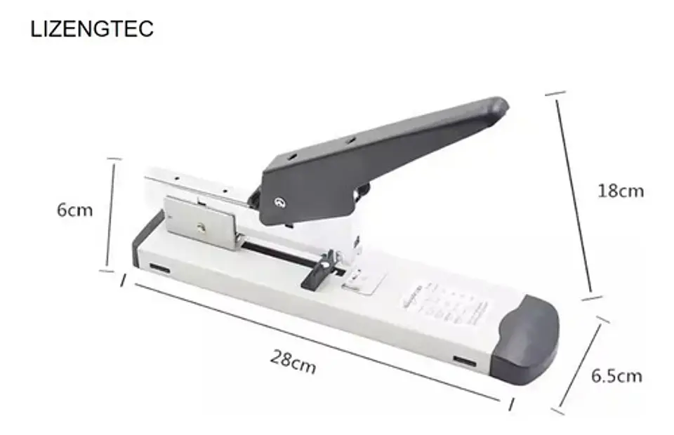 Engrapadora Industrial Penmax Oficina Pmc-939 Color Blanco Con Capacidad Para 100 Grapas 3