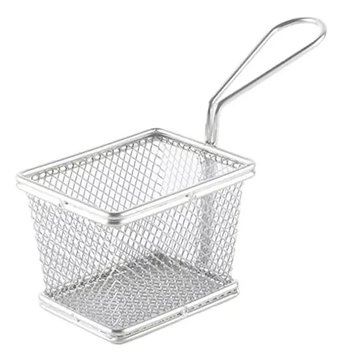 Canasta Freidora Mini Profesional Manija Cuadrada