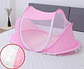 Mosquitero Cuna Portatil Bebes Colchoneta Y Almohada Puntos - Miniatura 4