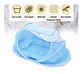 Mosquitero Cuna Portatil Bebes Colchoneta Y Almohada Puntos - Miniatura 10