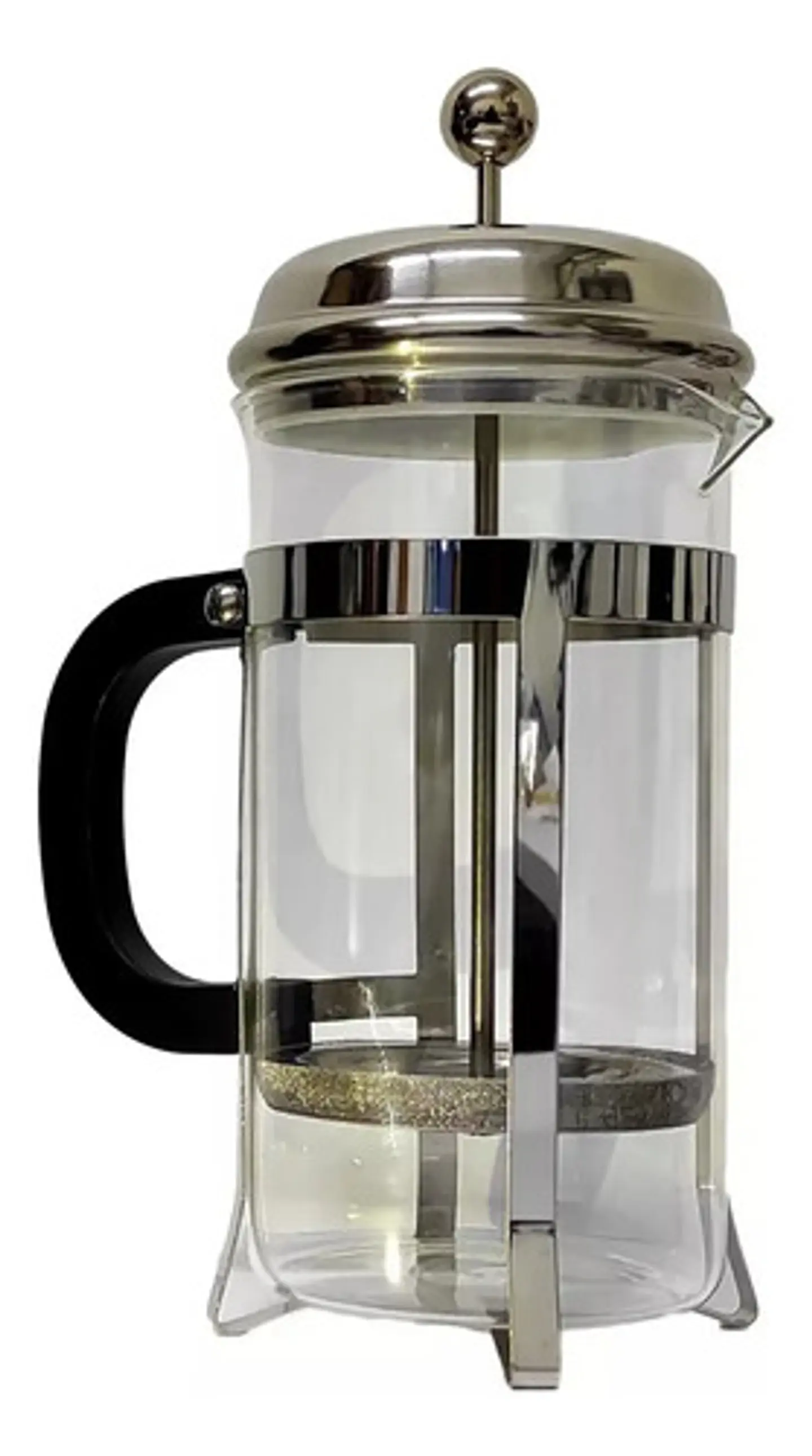 Cafetera Prensa Francesa Vidrio 600ml Frenchpress Cafe Plata 7