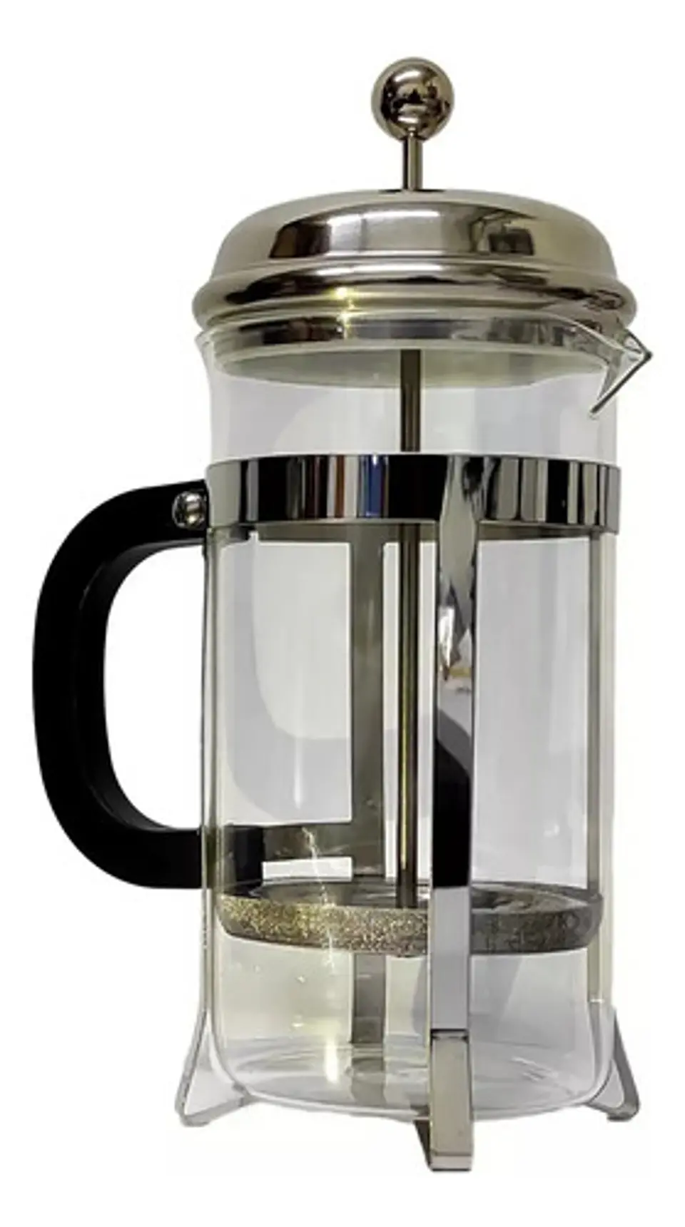 Cafetera Prensa Francesa Vidrio 600ml Frenchpress Cafe Plata 7