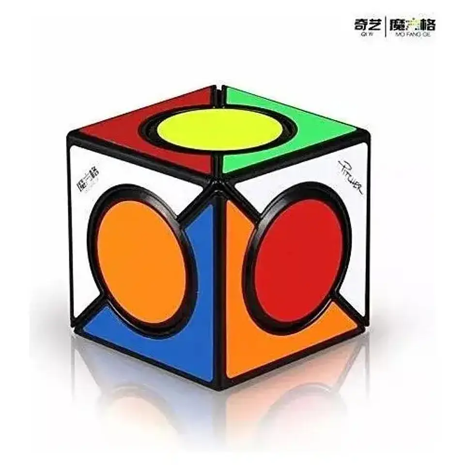 Cubo Cuberspeed Qiyi Seis Puntos Negro Magico Six Spot Cube Negra Eqy 729 4