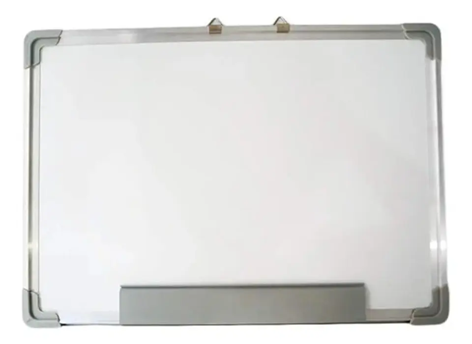 Tablero Acrílico Blanco Magnetico Marco Aluminio 30x40 Cm 3