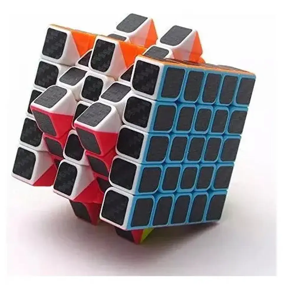 Qiyi Speed Cube 5x5x5, Cubo Velocida Qizheng S2 Fibra Carbon 5