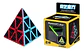 Cubo Rubik Pirámide 3x3x3 Qiyi Cobra Carbono Eqy672 - Miniatura 2