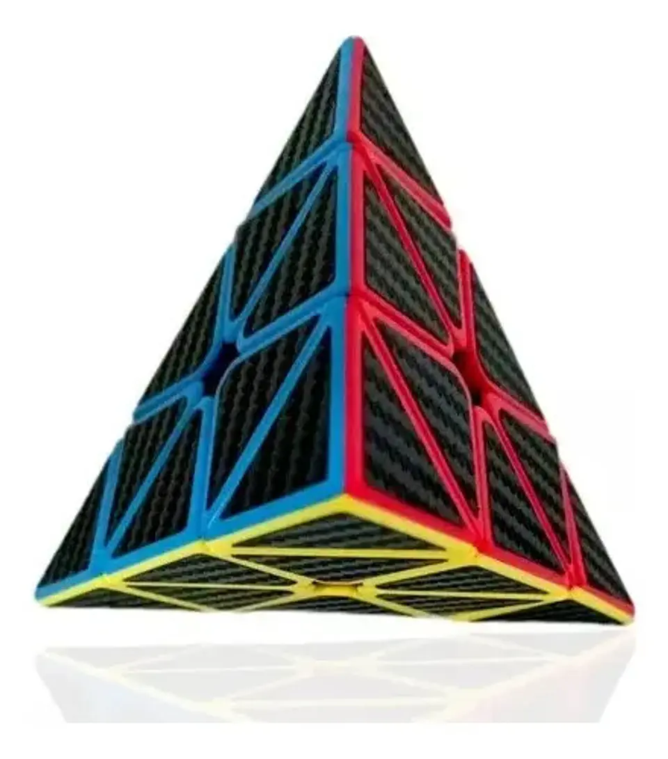 Cubo Rubik Pirámide 3x3x3 Qiyi Cobra Carbono Eqy672 3