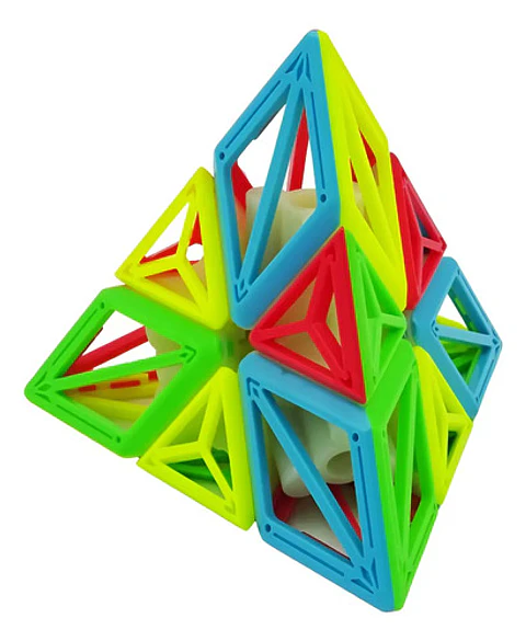 Cubo Mágico Pyraminx Qiyi Dna 3x3x3 Pirámide Qy0932c-13