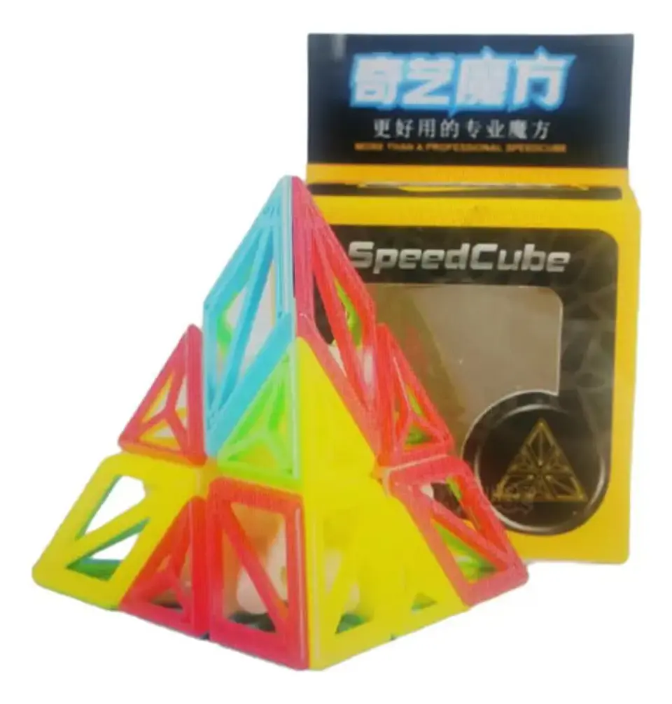 Cubo Mágico Pyraminx Qiyi Dna 3x3x3 Pirámide Qy0932c-13 2