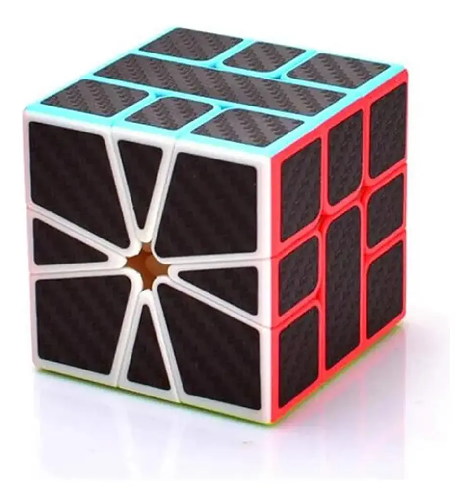 Cubo Rubik 3x3x3 Fibra Carbono Qiyi Qy3007 Rompecabezas Mental 1
