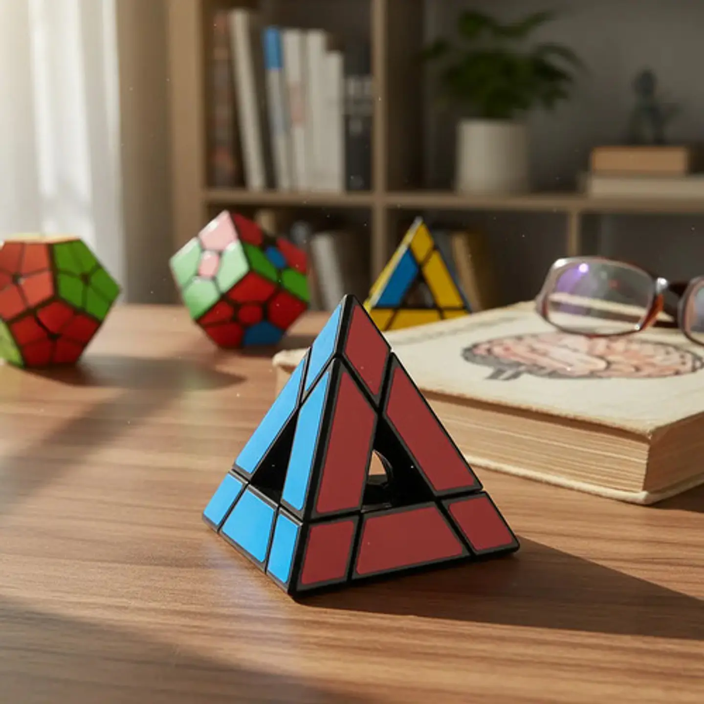 Cubo Pirámide Rubik Pyraminx Sheng Shou 3x3x3 Hueco 7218a-1 Puzzle 3