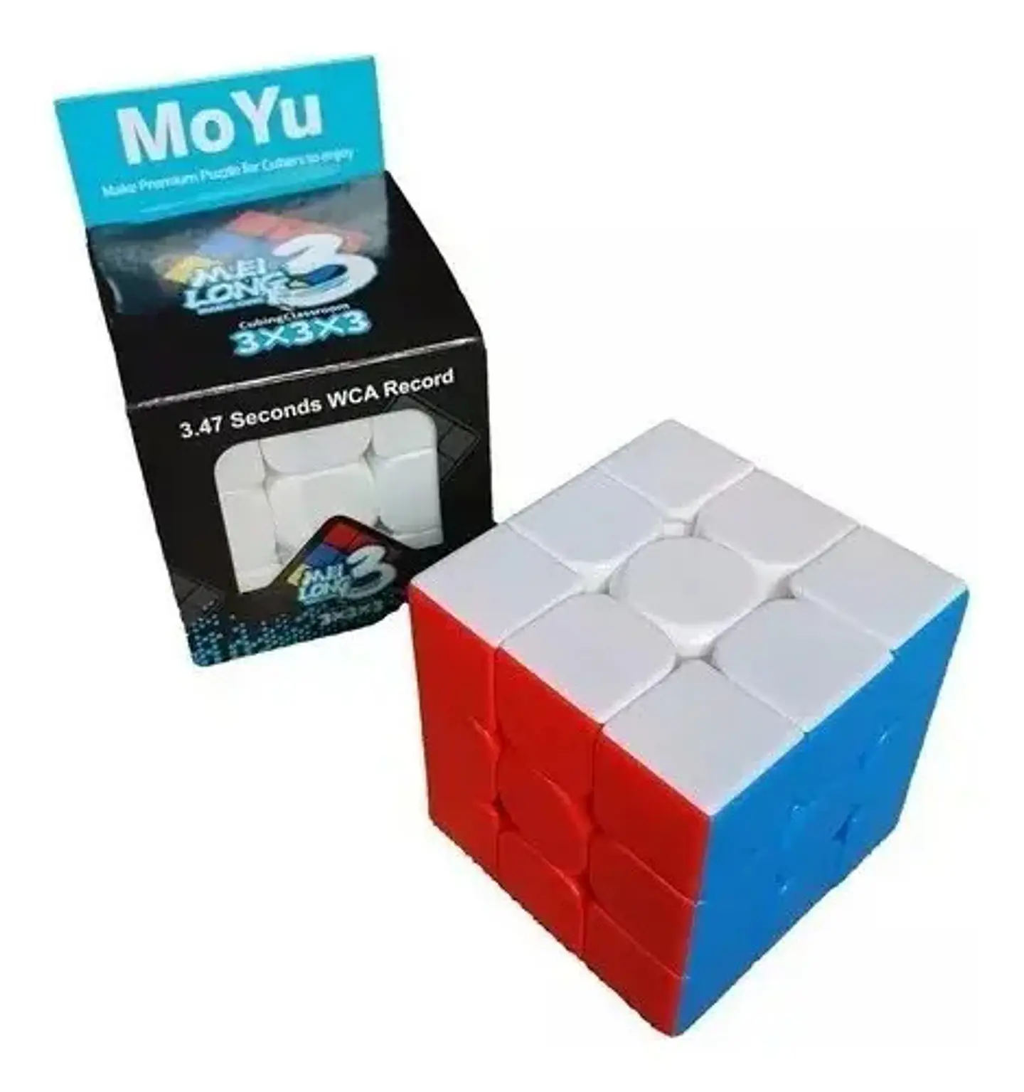 Cubo Rubik 3x3x3 Meilong Moyu Stickerless Speed Original 4