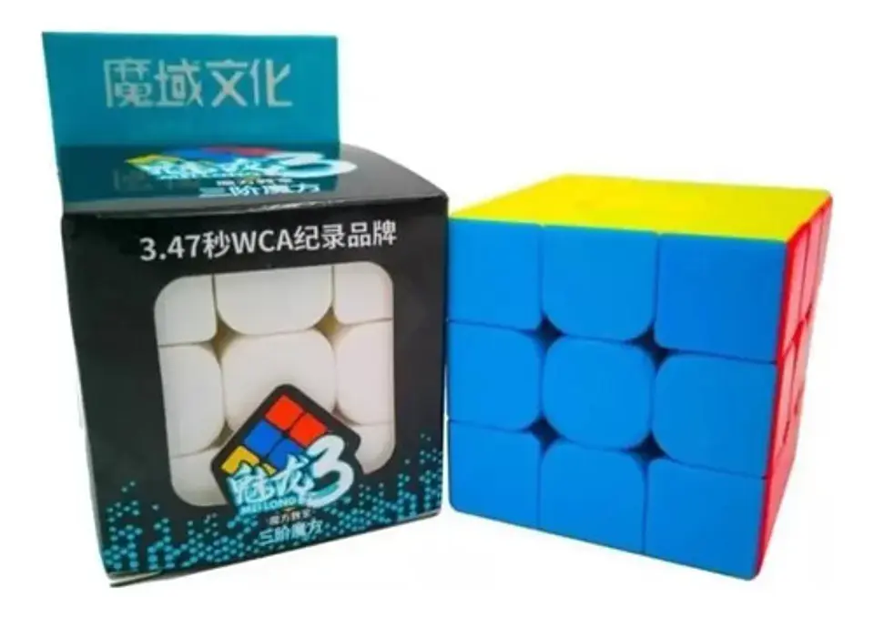 Cubo Rubik 3x3x3 Meilong Moyu Stickerless Speed Original 5