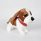 Perro Peluche Control Collar Camina Ladra Mueve La Cola - Miniatura 2