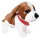 Perro Peluche Control Collar Camina Ladra Mueve La Cola - Miniatura 4