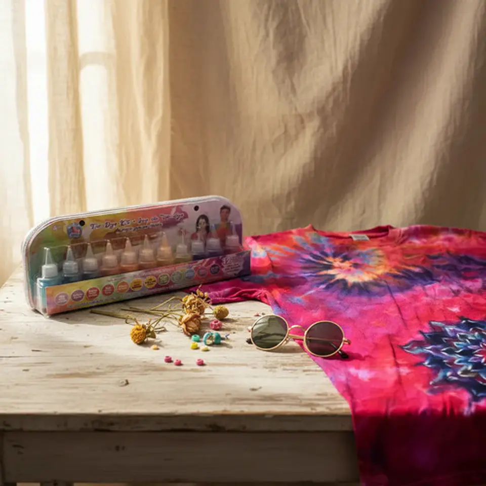 Set X12 Tinturas Teñir Camisetas Tie-dye Estilo Boho Hippie 1