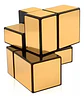 Cubo Rubik Qiyi Mirror 2x2 Speed Dorado Espej Original Plata - Miniatura 3