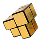 Cubo Rubik Qiyi Mirror 2x2 Speed Dorado Espej Original Plata - Miniatura 4