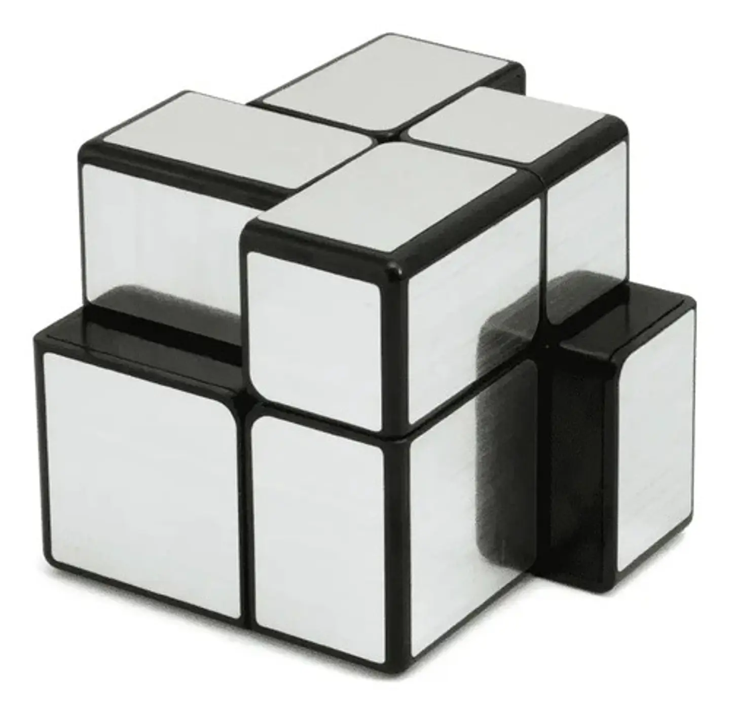 Cubo Rubik Qiyi Mirror 2x2 Speed Dorado Espej Original Plata 7