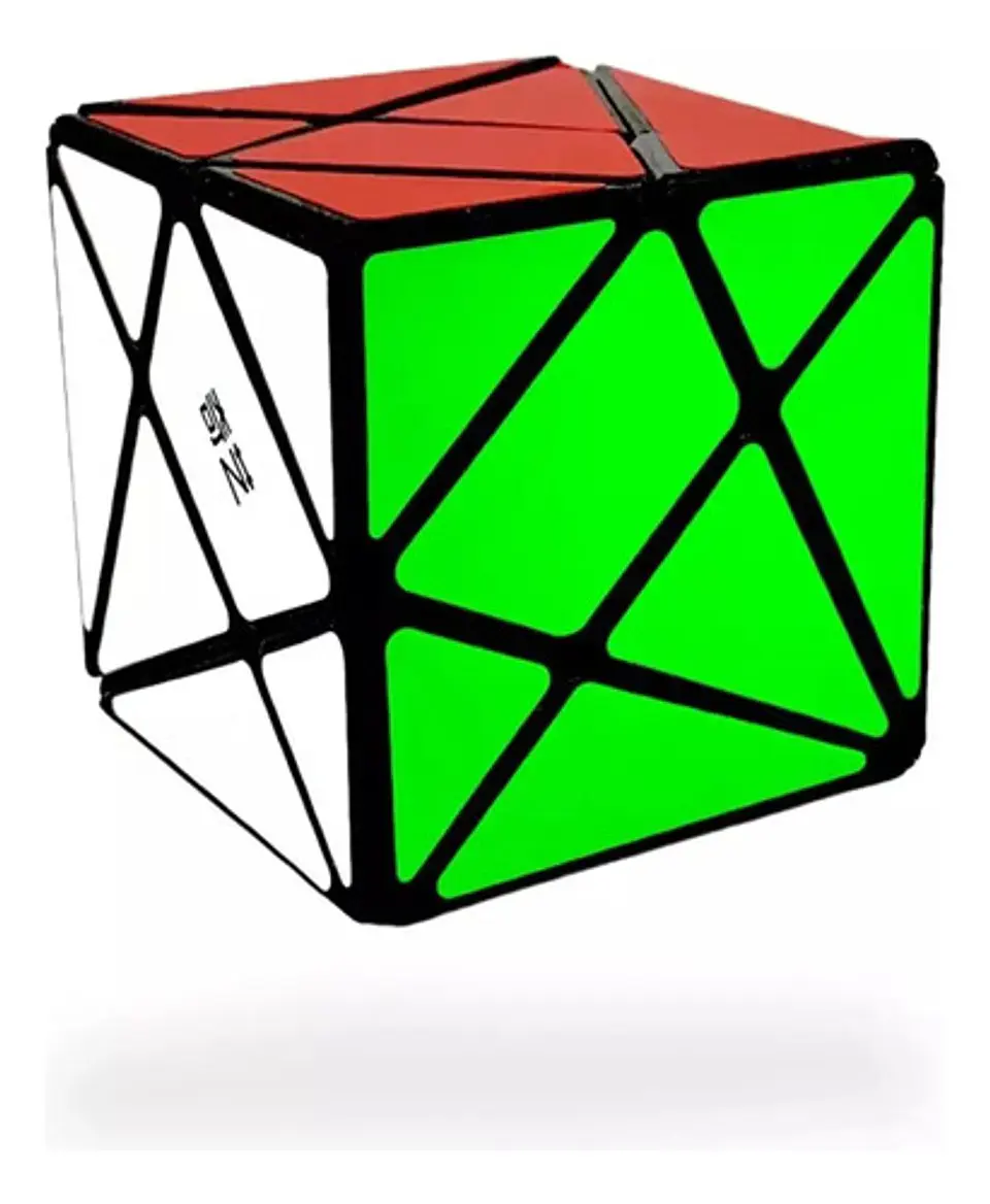 Cubo Rubik Qiyi Axis 3x3 Color De La Estructura Negro 3