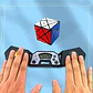 Cubo Rubik Qiyi Axis 3x3 Color De La Estructura Negro - Miniatura 5