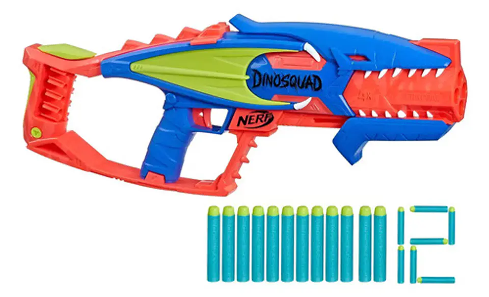 Nerf Dinosquad - Lanzador Terrodak - 12 Dardos Azul 1