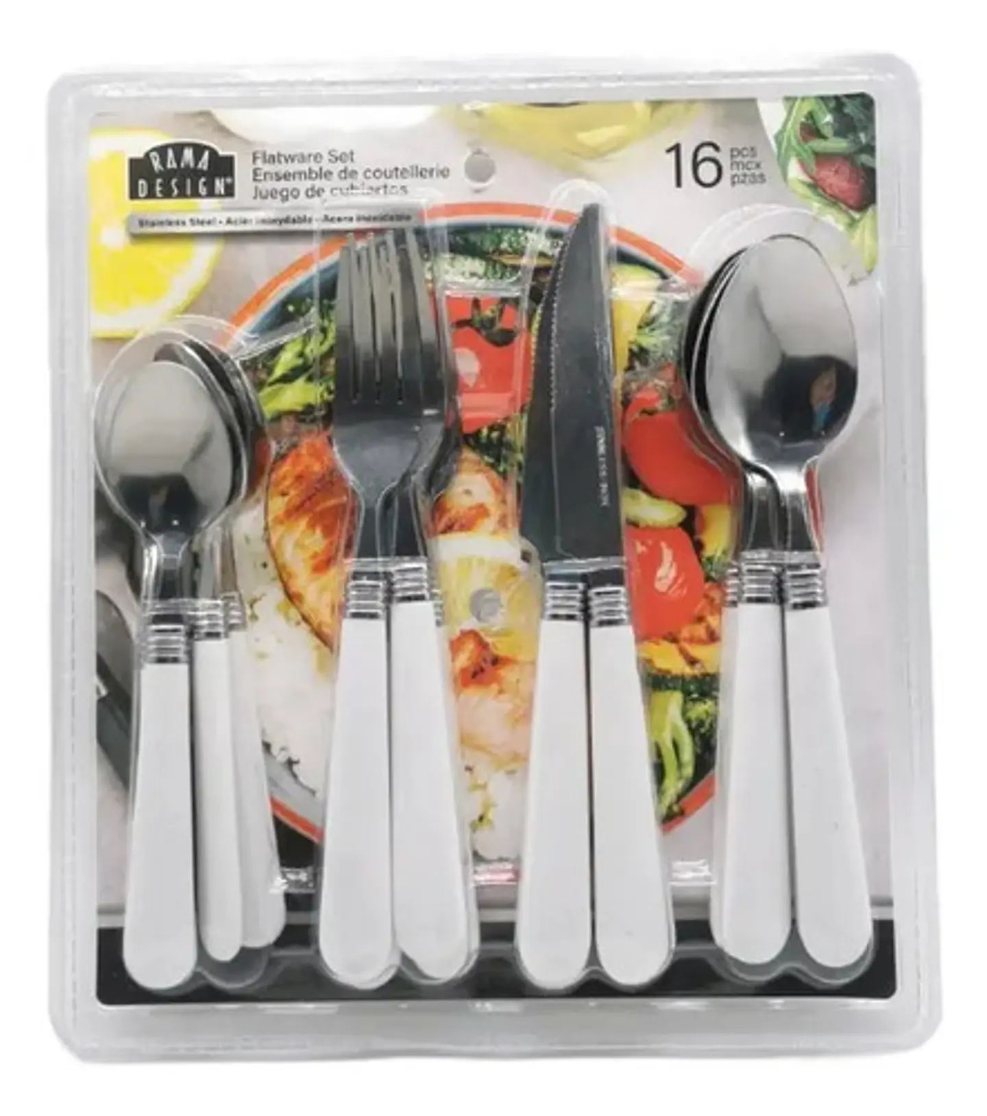 Set Cubiertos Cocina Cucharas Cuchillos Tenedor 4