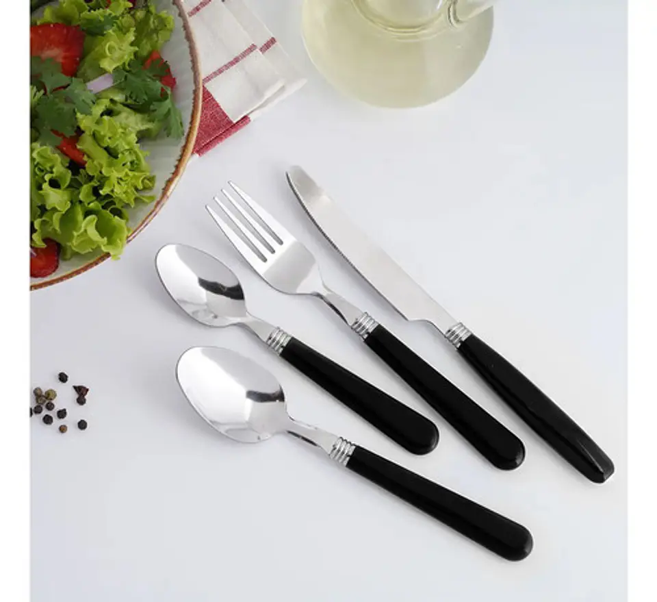 Set Cubiertos Cocina Cucharas Cuchillos Tenedor 8